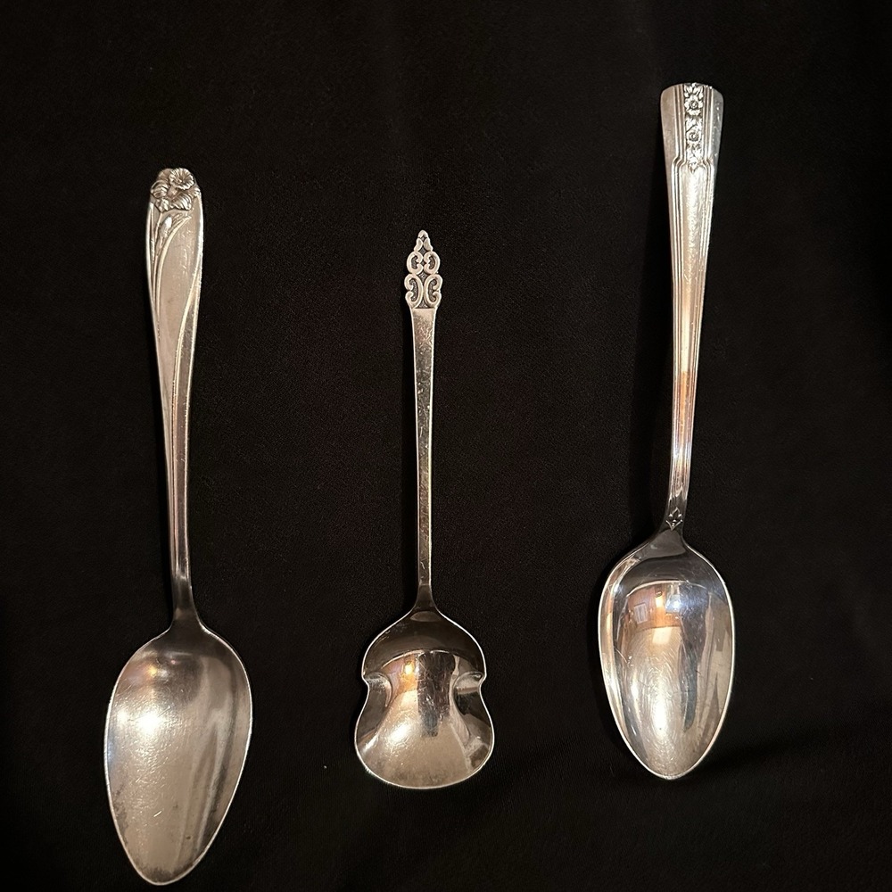 Silverplate Flatware Lot Rogers WM Rogers Intl Daffodil Deep Silver Vintage